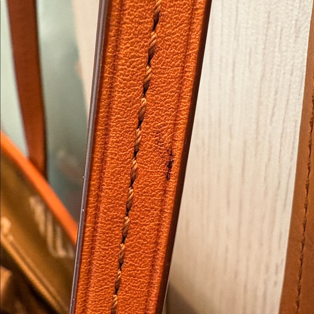 Ralph Lauren Monogram Coated Canvas Shoulder Tote - Picture 9 of 14